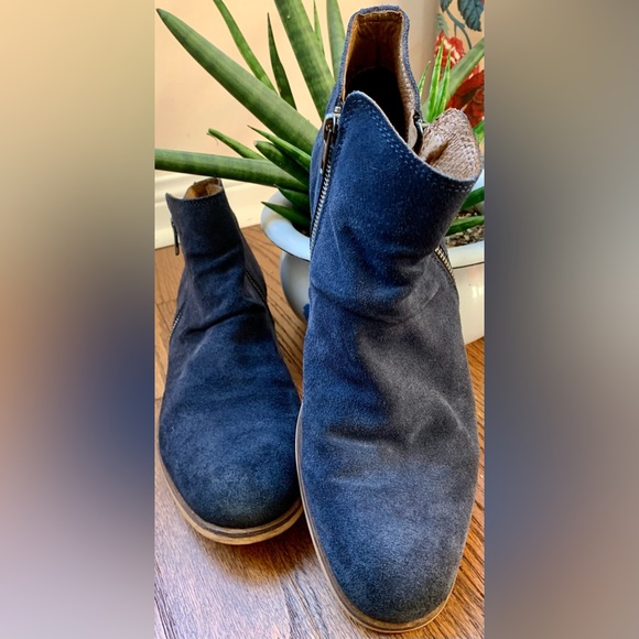 B2 blue suede boots size EU43 - Picture 10 of 16